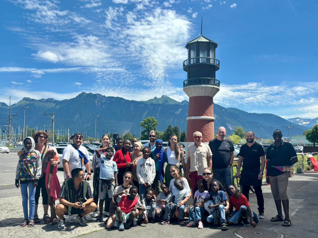 Un moment phare de l'été 2024 à La Maison : la découverte du lac au Bouveret et la visite du Swiss Vapeur Parc.