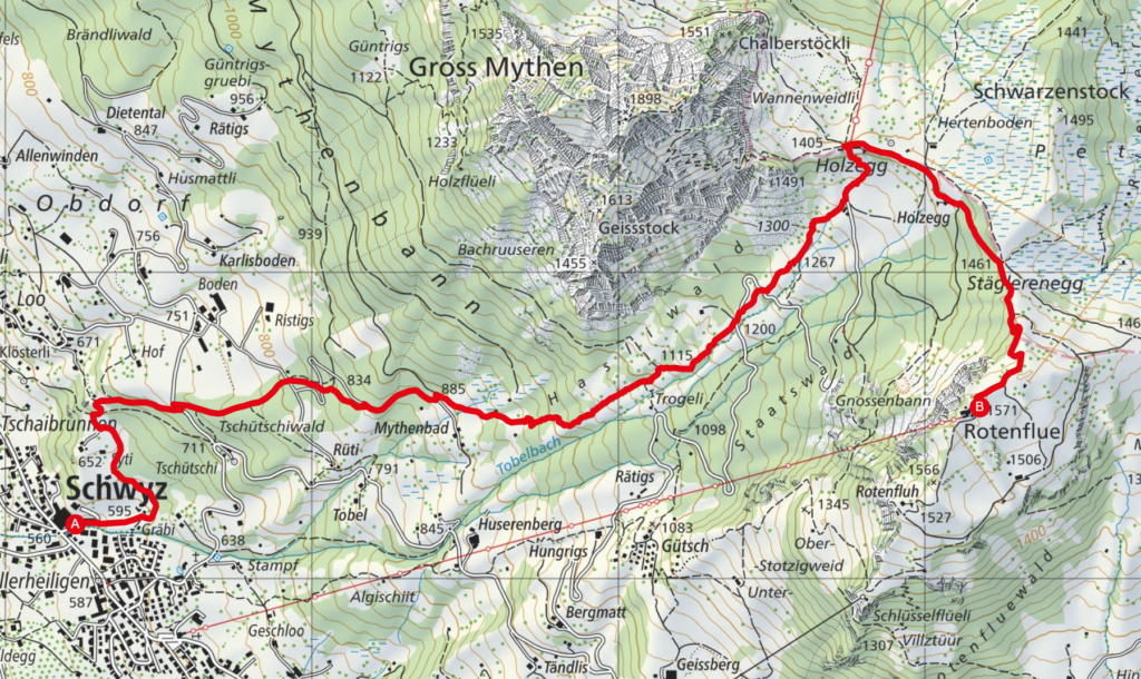 Parcours de la course solidaire "Voyage vers la vie"